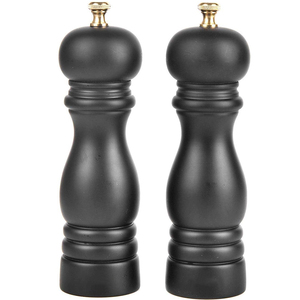 Molinillo de sal y pimienta, molinillo de pimienta de madera, salero, pimentero, Juego de <span class=keywords><strong>2</strong></span> - Product Image 1