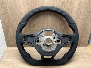 Volant sport en cuir suédé pour Volkswagen VW MK5 MK6 MK7 GTI 6 7 R Golf 6 Golf 7 Passat Jetta - Product Image 3