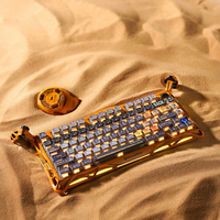 2025 New Arrival Mercury K1 Pro Special Edition - Battle-Worn Yellow PBT Keycaps Linear Switches RGB Backlight Gaming Keyboard