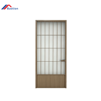Porte de séparation intérieure en bois massif sur mesure, design postmoderne, insonorisation, isolation, résistance à l'humidité, finition haut de gamme