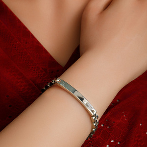 Bracciale YF8120 da <span class=keywords><strong>Donna</strong></span> in Acciaio Inossidabile con Zirconi, Larghezza 6MM, Placcato Oro 18k, Impermeabile, Ideale come Regalo - Product Image 6