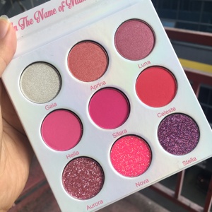 Wholesale Private Label Diy <strong>Red</strong> <strong>Eyeshadow</strong> <strong>Palette</strong> Valentine's <strong>Eyeshadow</strong> <strong>Palette</strong> Custom logo - Product Image 1