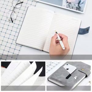 Customizable A5 Leather Diary <b>Planner</b> <b>Book</b> Horizontal Grain Office Journaling Notebook Eco-Friendly Paper Cover Journal - Product Image 3