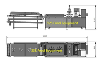 Machine à fabriquer des wraps, des tortillas et du pain roti en farine de blé, entièrement automatique, industrielle, commerciale, en acier inoxydable, électrique
