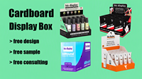Boîtes de présentation en carton pour comptoir personnalisées, présentoirs de comptoir en carton PDQ, présentoirs de table en carton