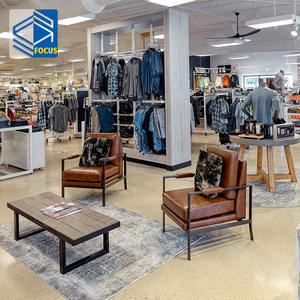 Estante Metálico Original para Exhibición <span class=keywords><strong>de</strong></span> <span class=keywords><strong>Ropa</strong></span> en Tiendas, Exhibidor <span class=keywords><strong>de</strong></span> <span class=keywords><strong>Ropa</strong></span>, Kiosco, Tienda <span class=keywords><strong>de</strong></span> <span class=keywords><strong>Ropa</strong></span>, Perchero - Product Image 5