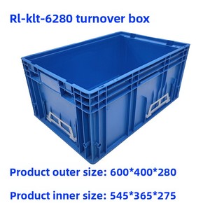 Vda KLT Thùng Lưu Trữ hậu cần hình chữ nhật lớn Giỏ nhựa dày có thể tái chế - Product Image 5