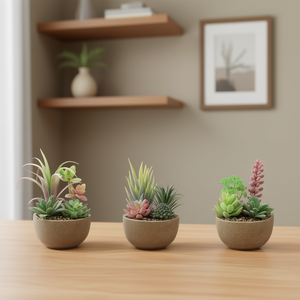 Planta Artificial en Maceta Eb de 6 Pulgadas con Tacto Real, Decoración para Interiores y Exteriores, Hogar, Jardín, Bodas, Diseño Verde, Hojas de Alta Simulación - Product Image 2