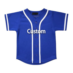 Conjunto de Uniforme de Béisbol Sublimado de Moda de San <span class=keywords><strong>Diego</strong></span>, Camisetas de Béisbol Azules y Rojas Personalizadas para Niños, Jersey Bordado - Product Image 3