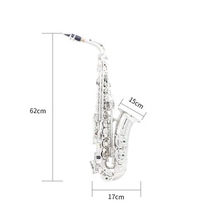 <span class=keywords><strong>Sassofono</strong></span> in Ottone con Finitura Laccata Oro, Accordatura Eb, Tono Medio, Accessori Completi per Principianti - Product Image 3