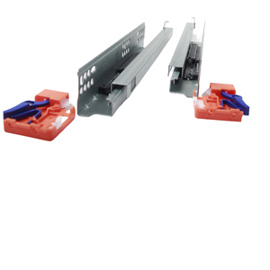 UE 22 pulgadas extensión completa cierre suave <span class=keywords><strong>bajo</strong></span> montaje cajón carril deslizante cocina cajón corredores deslizadores pistas palanca de liberación - Product Image 3