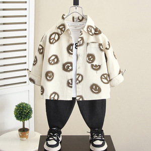 Bán Buôn Tùy Chỉnh Người Đàn Ông Của Mùa Thu Ánh Sáng Áo Khoác, Mát Bé Mùa Xuân Và Mùa Thu Áo Khoác, Áo Sơ Mi, Phong Cách Giản Dị Trẻ Em Của Quần Áo - Product Image 1