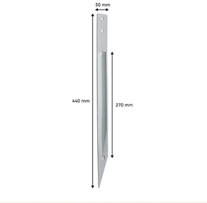 <span class=keywords><strong>Ancrage</strong></span> au sol pivotant robuste adapté au jardin pivotant en <span class=keywords><strong>bois</strong></span> dispositif de fixation de balançoire extérieure ancre de sécurité en métal - Product Image 3