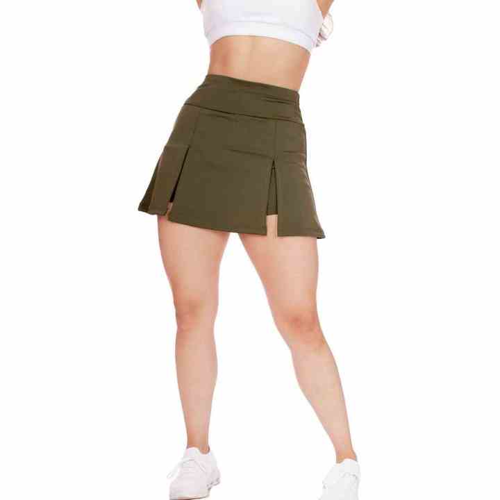Tennis Skirt with Shorts, High Waist Lycra Sports Skirt, Tennis, Padel, Yoga, Gym, Pilates, Sexy Fashion, Sports, Exercise, Trai
