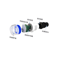 Sensor ultrasónico de nivel de agua FMU230E-AA32 para tanques de recolección de agua de lluvia en plantas químicas y de carbón, con rango configurable por software
