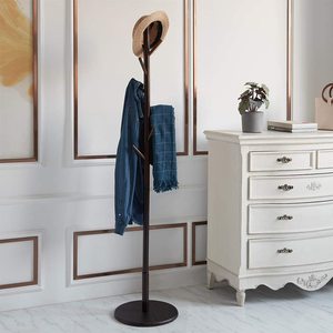 <span class=keywords><strong>Porte</strong></span>-<span class=keywords><strong>manteau</strong></span> <span class=keywords><strong>mural</strong></span> <span class=keywords><strong>blanc</strong></span> minimaliste européen, base en bois massif, branche d'<span class=keywords><strong>arbre</strong></span>, modélisation de la branche des arbres - Product Image 3