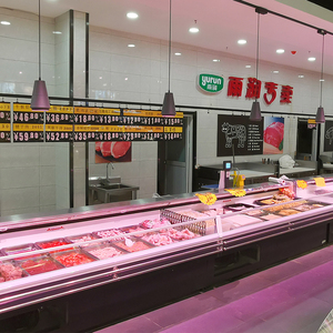Vitrine Réfrigérée Ouverte Sanye pour Supermarché, Équipement de Réfrigération à Air pour Viande Fraîche avec Rideau Nuit, Prix Abordable - Product Image 6