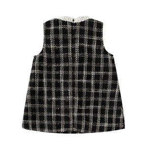 Autunno nuovo arrivo per le ragazze grossi abiti da <span class=keywords><strong>bambina</strong></span> di lana Versatile ed elegante vestito <span class=keywords><strong>nero</strong></span> gilet da principessa <span class=keywords><strong>bambina</strong></span> - Product Image 4