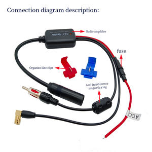 Amplificateur de signal d'antenne FM/AM, accessoire pour voiture, adaptateur <span class=keywords><strong>DAB</strong></span>, - Product Image 6