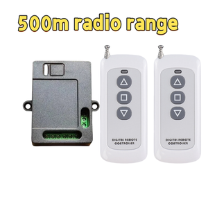 Automático 9-72V varilla telescópica interruptor remoto Motor Control de 2 vías persiana enrollable interruptor de puerta 433M varilla de empuje hacia adelante y atrás - Product Image 2