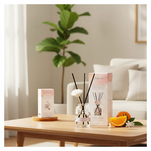 BLOOMING Decorative <b>Reed</b> <b>Diffuser</b> Aroma Oil Fragrance Set <b>for</b> Living Room Bedroom Office Interior Home Scent Decoration - Product Image 3