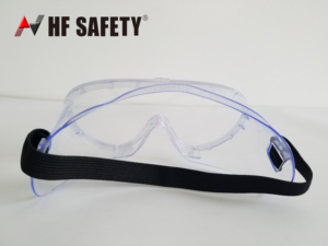 Gafas de seguridad transparentes antivaho antiarañazos resistentes a las salpicaduras químicas y a los impactos con protección ocular superior - Product Image 3