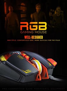 2.4GHz Không Dây Quang Học Chuột Chơi Game Cho PC Mới Nhất Nhà Văn Phòng Kinh Doanh LED Màu Máy Tính Xách Tay Máy Tính Để Bàn Máy Tính 1600 LED Hộp Màu - Product Image 3