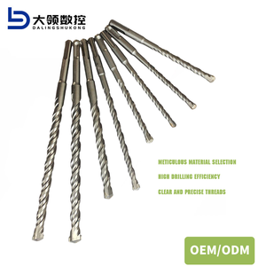 Set di Punte Elicoidali DL - 6MM Extra Lunghe con Gambo Quadro e Rivestimento Compatibili con Trapani a Percussione e Martelli Elettrici per Foratura del Metallo - Product Image 3