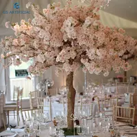 Pohon Bunga Sakura Artifisial untuk Dekorasi Meja Pernikahan