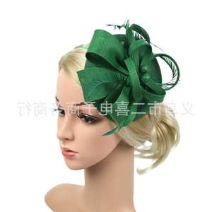 2401 erxi lin chapeaux cheval course Festival balle pince à cheveux accessoires usine vente directe chaude - Product Image 5
