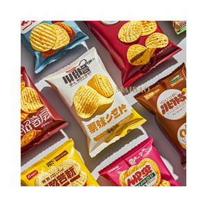 ถุงอลูมิเนียมใส่อาหารป๊อปคอร์นบิสกิตพิมพ์ลายกล้วยชิปขนมบาร์มะพร้าว - Product Image 2