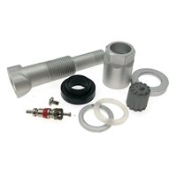 Hengtu Kit Perbaikan Sensor Tekanan Ban Baru dengan Batang Logam dan Tabung Dalam TPMS 12g untuk 2-6 MX-5-CX-7-9-RX-8 Lancer Outlander VS (dll.)