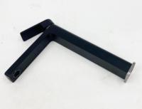 Keran Wastafel Tunggal Modern dengan Tuas Tunggal, Warna Hitam Matte, Dilengkapi Sistem Pembuangan Pop-up dan Aksen Chrome