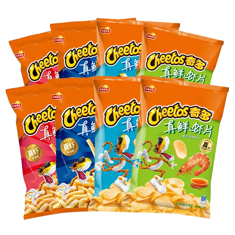 Groothandel Van Nieuwe Producten Friet Snack Cheetos Originele Pittige 55G Plakjes Garnalen