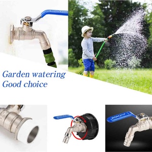3/4" S60X6 Coarse Thread IBC Tank <b>Valve</b> Replacement for Garden Faucet Adapter Garden Water Connectors IBC Tote Fittings Adapter - Product Image 5