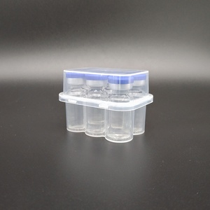 กล่องเก็บขวดพลาสติก 6 ช่อง ขนาด 3 มล. กล่องจัดเก็บตัวอย่างสำหรับการวิจัยในห้องปฏิบัติการ โซลูชั่นบรรจุภัณฑ์เครื่องสำอางและทางการแพทย์ - Product Image 2