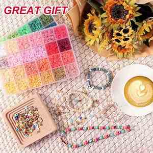 5000 Pcs Clay <b>Bead</b> <b>Set</b> 24 Colors DIY Craft Kit for Jewelry Making with Animal & Fantasy Designs USA Mairun Brand - Product Image 5