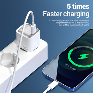 <span class=keywords><strong>Cargador</strong></span> PD <span class=keywords><strong>de</strong></span> 20W USB-C con <span class=keywords><strong>Adaptador</strong></span> <span class=keywords><strong>de</strong></span> Carga Rápida QC 3.0, <span class=keywords><strong>Adaptador</strong></span> <span class=keywords><strong>de</strong></span> Pared para Teléfono para iPhone 13 12 Pro, iPad, Huawei, Xiaomi, <span class=keywords><strong>Samsung</strong></span> - Product Image 3