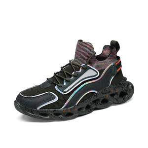 Chaussures de course sur route pour hommes, baskets de jogging, course sur piste et trail, en tissu extensible minimaliste et maille respirante, athlétiques, basses, à lacets - Product Image 2