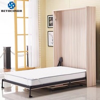 Lit escamotable mural intelligent Queen Size avec bureau intégré, idéal pour gagner de la place - Vente en gros