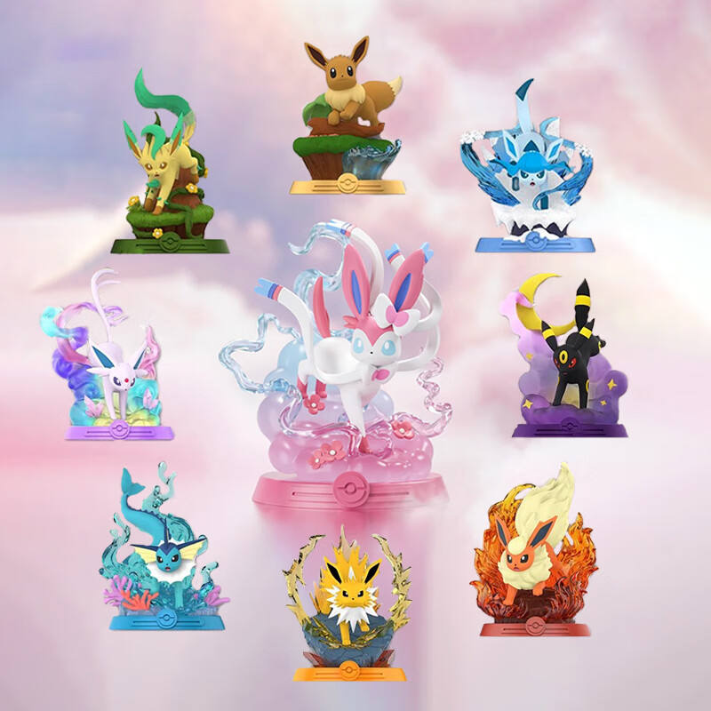 Caja ciega aleatoria de la serie Eevee (9 cajas finales en total) MX2045