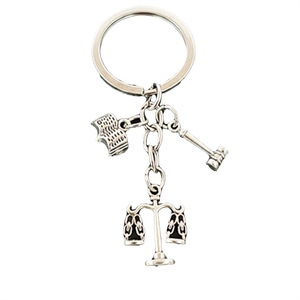 Pendentif DIY en alliage de bijouterie MOQ, marteau de procureur, porte-clés, cadeau pour étudiant en droit, <span class=keywords><strong>avocat</strong></span>, camarade de classe - Product Image 5