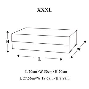Custom XXXl Fold Oversized <b>Big</b> Large <b>Box</b> Packaging Magnetic <b>Box</b> With Ribbon - Product Image 2