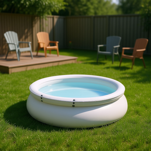 Piscine gonflable d'extérieur ronde en PVC de 141,73 pouces pour les passionnés de piscine - Product Image 2