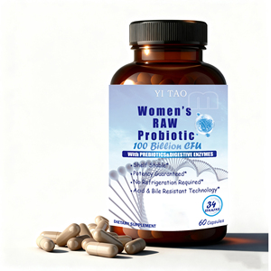 Cápsulas de suplemento digestivo probiótico activo de marca propia OEM, 100 mil millones de unidades, para promover la salud intestinal femenina. - Product Image 1