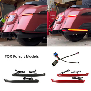 Feux de position/feux de freinage LED inférieurs Plug-N-Play pour sacoches arrière Indian Pursuit Dark Horse / Elite / Limited 2022-2023 - Product Image 1