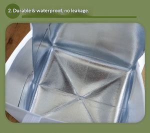 Fashionable Insulated Cooler Bag Waterproof Non-woven Fashion Cooler Bag Picnic Cooler Delivery Bag - Product Image 3