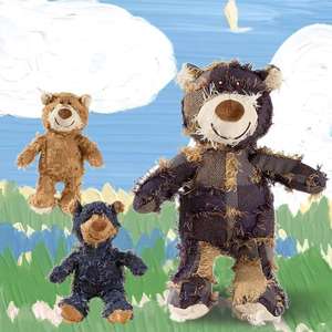 Agresif Chewers anksiyete rahatlatmak için sert Denim ayı köpek oyuncak dayanıklı çiğnemek arkadaşı - Product Image 2