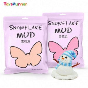 Toysrunner Soft Toy <b>Polymer</b> Clay Foam Beads Slime Tools Eco-Friendly Plastic Diy Snow Flakes Slices Relieve Stress Mud for Kids - Product Image 2