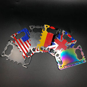 Billetera de bolsillo de supervivencia de múltiples herramientas al aire libre promocional cuchillo tarjeta de crédito de negocios soporte de Metal - Product Image 2